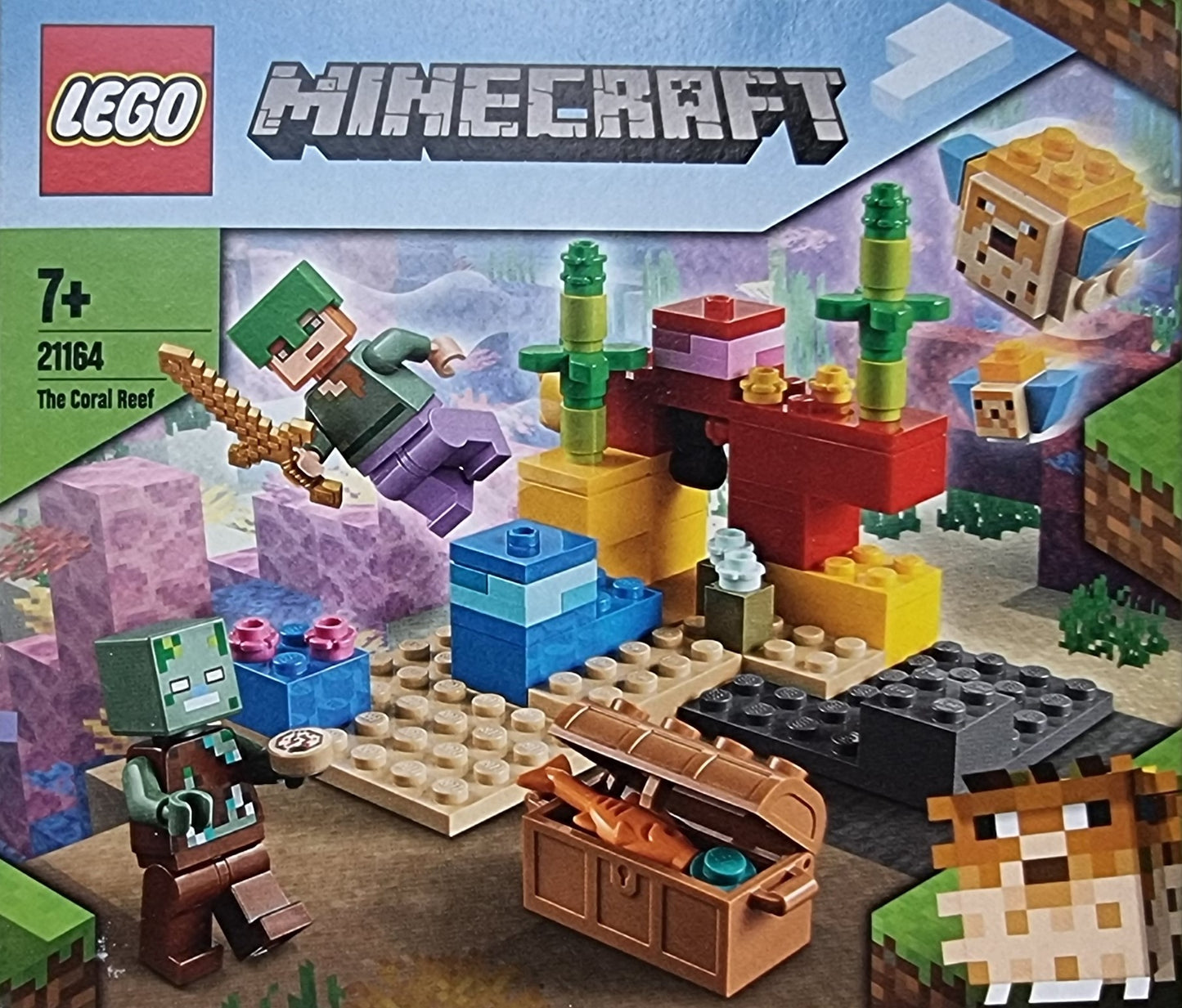LEGO® Minecraft 21164 Das Korallenriff