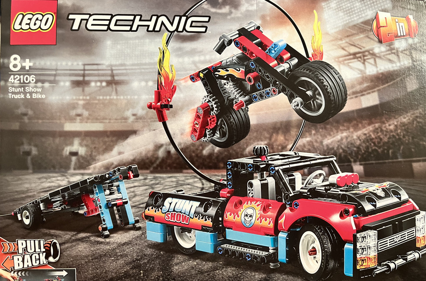 LEGO® Technic 42106 Stunt-Show mit Truck und Motorrad