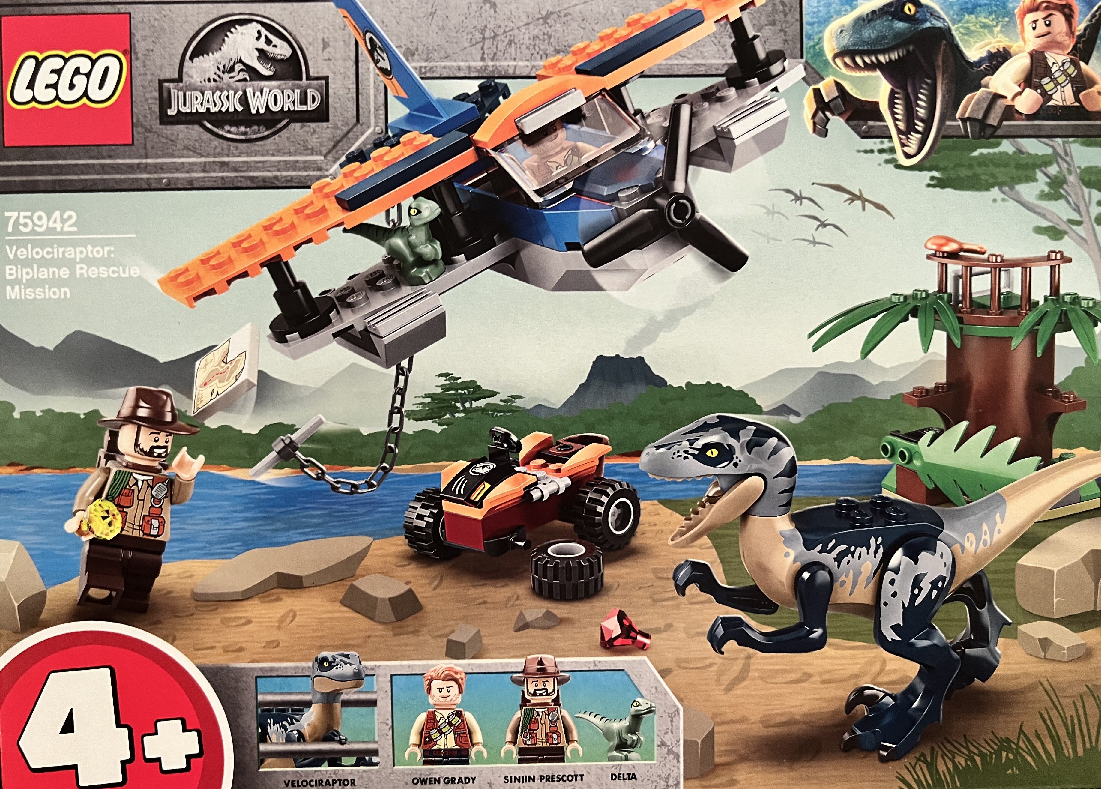 LEGO® Jurassic World 75942 Velociraptor: Rettungsmission Mit Dem Doppe ...