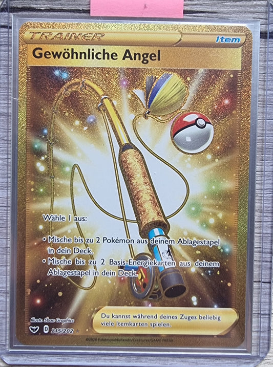 Pokemon Karte Gewöhnliche Angel Schwert & Schild Deutsch