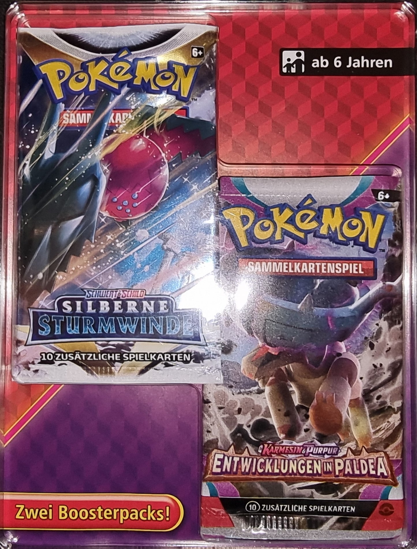 Pokemon Booster Blister Silberne Sturmwinde/ Entwicklungen in Paldea Deutsch