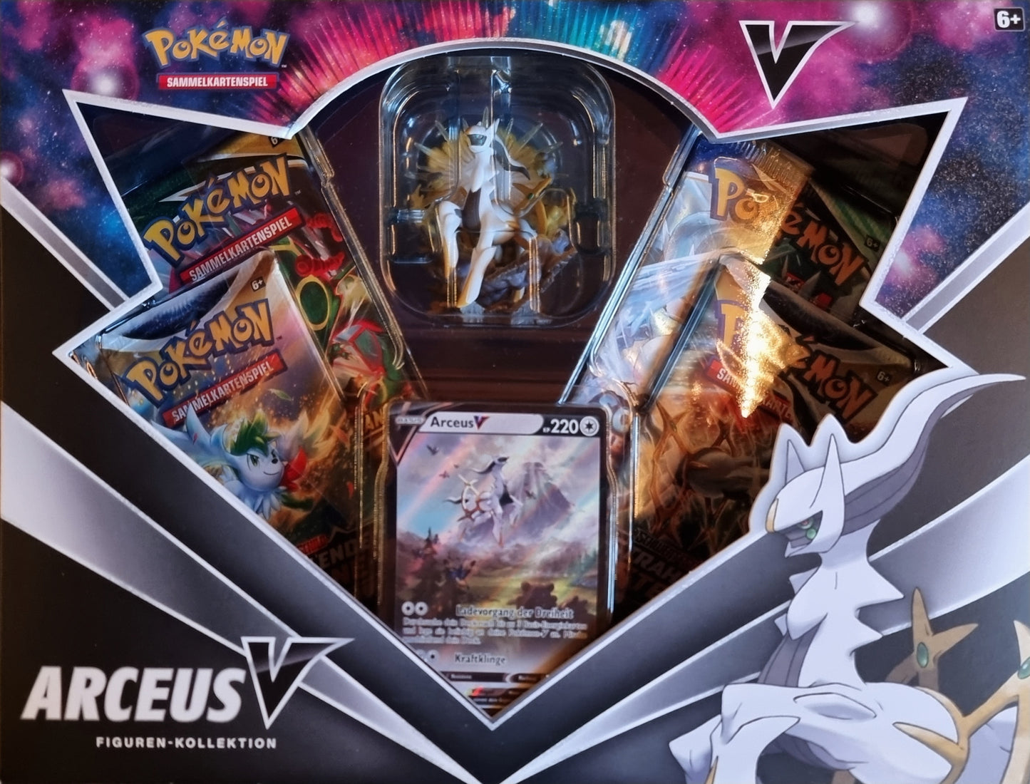 Pokemon Sammelkarten Arceus-V Figuren-Kollektion