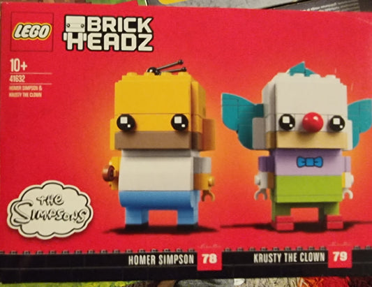 LEGO® BrickHeadz 41632 Homer Simpson und Krusty der Clown